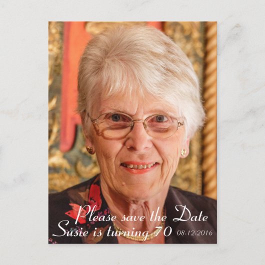 Sla de datum op aankondigingskaart (Voorkant)