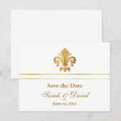 Sla de  datum op aankondigingskaart (Voorkant / Achterkant)