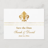 Sla de  datum op aankondigingskaart (Voorkant)