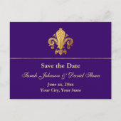 Sla de datum op aankondigingskaart (Voorkant)