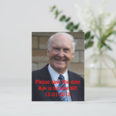 Sla de datum op aankondigingskaart (Staand voorkant)