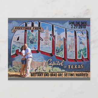 Sla de datum op aankondigingskaart