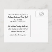 Sla de datum op aankondigingskaart (Achterkant)