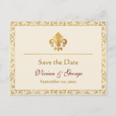 Sla de  datum op aankondigingskaart (Voorkant)