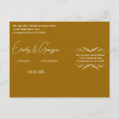 Sla de datum op - aankondigingskaart (Achterkant)