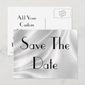 Sla de datum op ansichtkaarten aankondigingskaart (Voorkant / Achterkant)