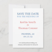 Sla de datum op - - Arizona Save The Date (Achterkant)