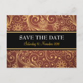 Sla de datum op Batik Briefkaart (Voorkant)