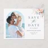 Sla de datum op Beach Bestemming Briefkaart (Voorkant)