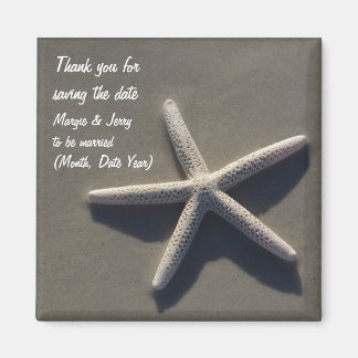 Sla de datum op Bedankt Magneet