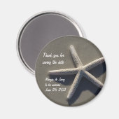 Sla de datum op Bedankt Magneet (Voorkant / Achterkant)