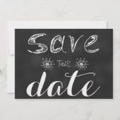 Sla de datum op: Blackboard Edition Save The Date (Voorkant)