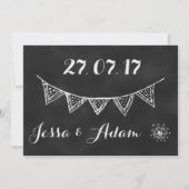 Sla de datum op: Blackboard Edition Save The Date (Achterkant)