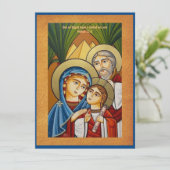 Sla de datum op, Blauw en Goud Save The Date (Staand voorkant)