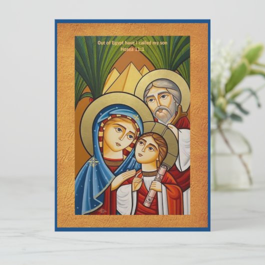 Sla de datum op, Blauw en Goud Save The Date (Staand voorkant)