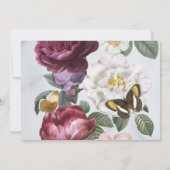 Sla de datum op Bloemenbloei Vlinderbloemen Foto Save The Date (Achterkant)