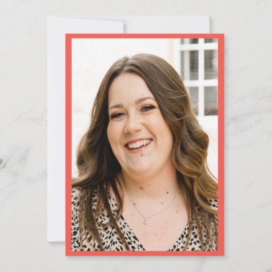 Sla de datum op Boho Succulent Foto Verjaardag Save The Date (Achterkant)