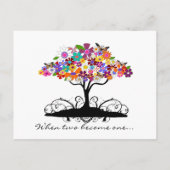 Sla de datum op - Briefkaart bruiloft (Achterkant)