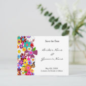 Sla de datum op - Briefkaart bruiloft (Staand voorkant)