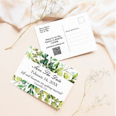 Sla de datum op Briefkaart Eucalyptus Greenery