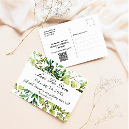 Sla de datum op Briefkaart Eucalyptus Greenery