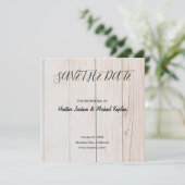 Sla de datum op bruiloft professioneel klassiek ho save the date (Staand voorkant)