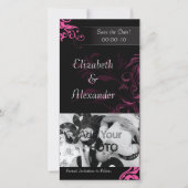 Sla de datum op - bruiloft uitnodigen save the date (Voorkant)