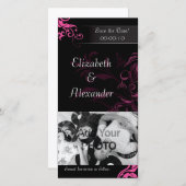 Sla de datum op - bruiloft uitnodigen save the date (Voorkant / Achterkant)