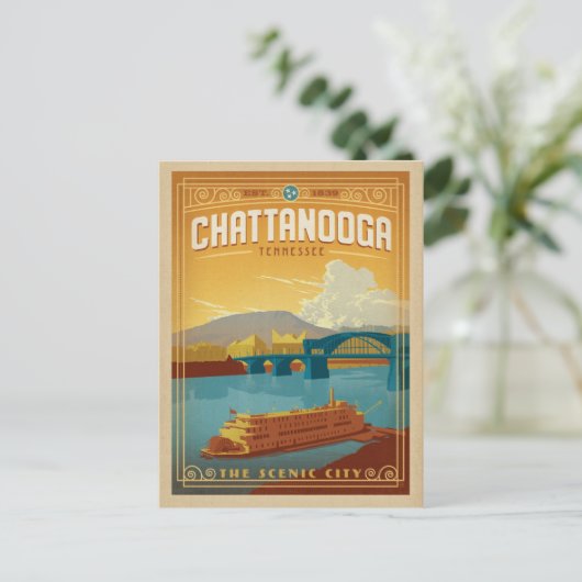 Sla de datum op - Chattanooga, TN Aankondigingskaart (Staand voorkant)