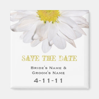Sla de datum op - Daisy Wedding Magneet