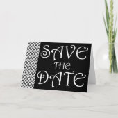 Sla de datum op : Eenvoudig: Achtergrond Aanpasbaa Aankondiging (Voorkant)