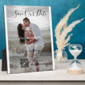 Sla de datum op eenvoudige minimale QR-scan code d Fotoplaat (Zijkant)