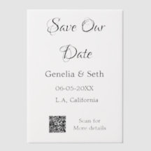 Sla de datum op eenvoudige minimale QR-scancodedet