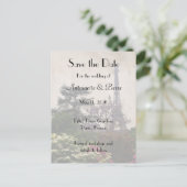 Sla de datum op, Eiffeltoren Thema Aankondigingskaart (Staand voorkant)