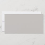 Sla de datum op elegante script horizontale fotoka save the date (Achterkant)