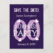 Sla de datum op elk jaar Verrassing Verjaardag S00 Aankondigingskaart (Voorkant)