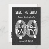 Sla de datum op elk jaar Verrassing Verjaardag Z00 Aankondigingskaart (Voorkant / Achterkant)