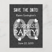 Sla de datum op elk jaar Verrassing Verjaardag Z00 Aankondigingskaart (Voorkant)