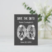 Sla de datum op elk jaar Verrassing Verjaardag Z00 Aankondigingskaart (Staand voorkant)