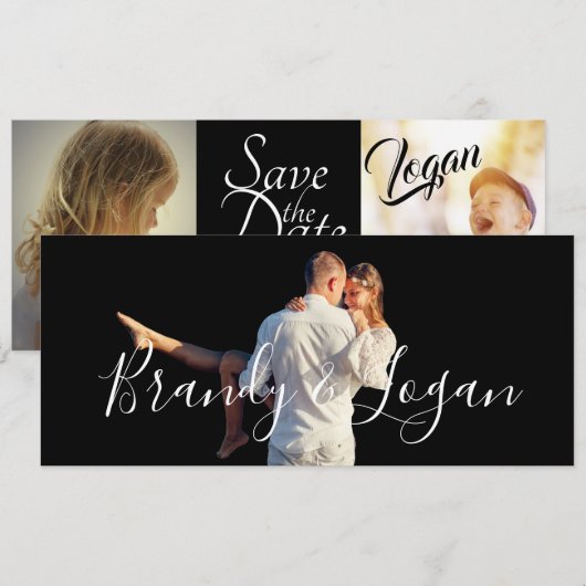 Sla de datum op foto kaarten (Voorkant / Achterkant)