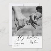 Sla de datum op Fotokaart Kaart (Voorkant)