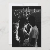 Sla de datum op Fotokaart met Ringbeveiliging Save The Date (Voorkant)