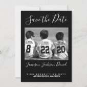 Sla de datum op Fotokaart met Ringbeveiliging Save The Date (Achterkant)