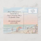 Sla de datum op - Ft. Lauderdale Aankondigingskaart (Achterkant)