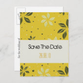 Sla de datum op - Gebosseerd Aankondigingskaart (Voorkant / Achterkant)