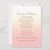 Sla de datum op. Geheime bekendmaking van de Birth Save The Date (Achterkant)