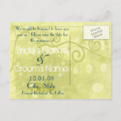 Sla de datum op - Gepersonaliseerd Aankondigingskaart (Achterkant)