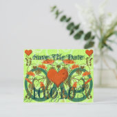 Sla de datum op - Gepersonaliseerd Aankondigingskaart (Staand voorkant)