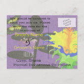 Sla de datum op - - - - - Gepersonaliseerd - Geper Aankondigingskaart (Achterkant)