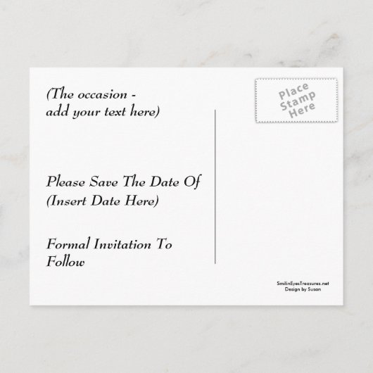 Sla de datum op Gingerbread Men Holiday Briefkaart (Achterkant)